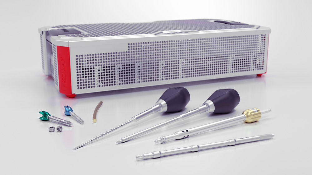 Wirbelsäulenchirurgie Ennovate® komplexes Wirbelsäulen-Tray und Instrumente