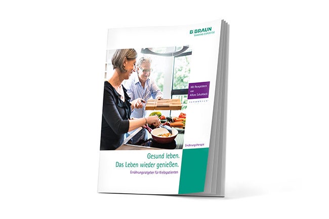Ernährungsratgeber für Krebspatienten in gedruckter Form
