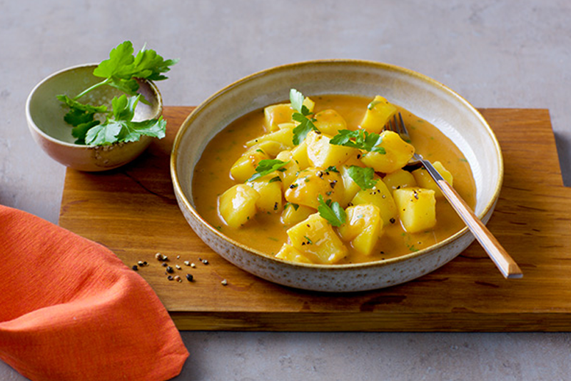 Kartoffeln in Gulaschsauce