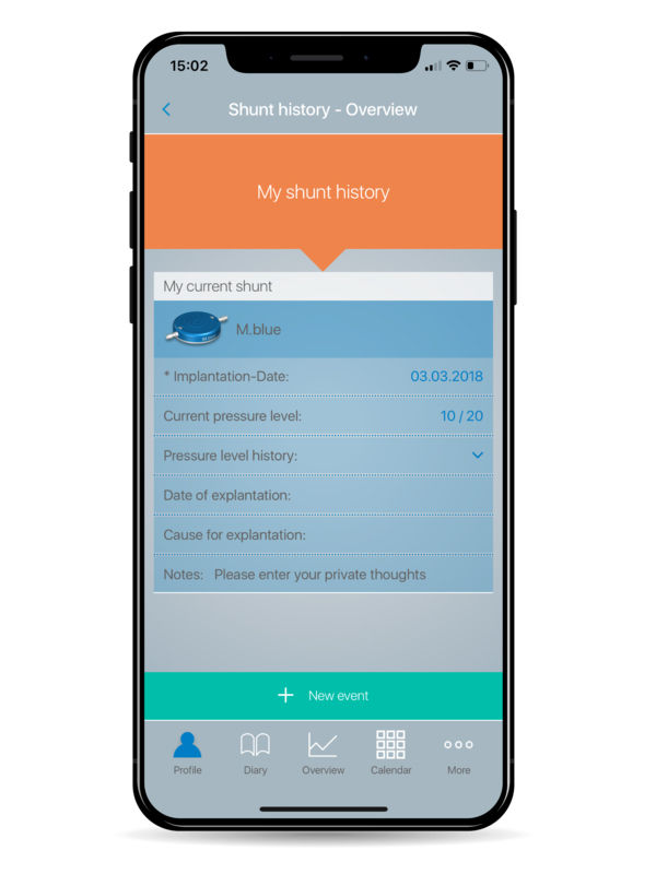 HC&Me Hydrocephalus Tagebuch App „Meine Shunt-Geschichte“